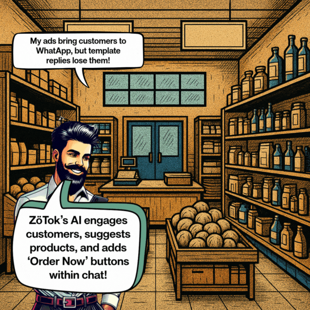 Turn Ads to Chats and Chats to Orders