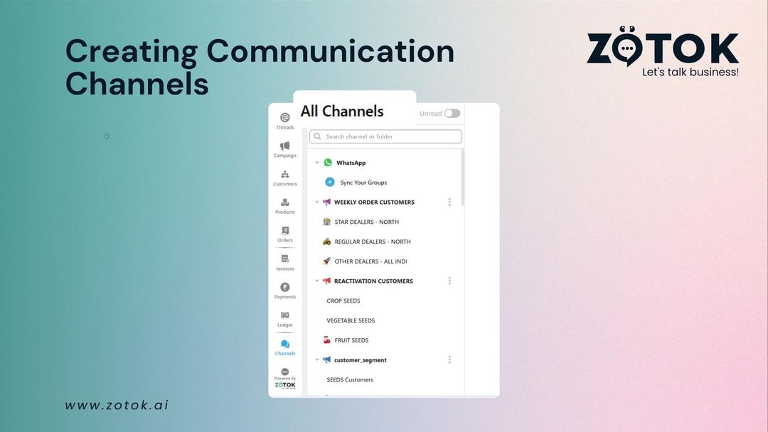 Creating Communication Channels