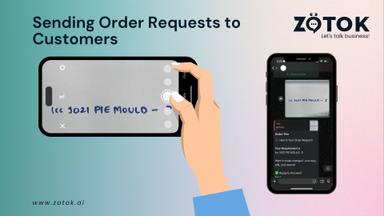 Sending Order Requests to Customers