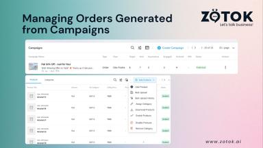 Managing Orders Generated from Campaigns