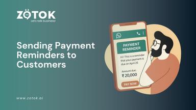 Sending Payment Reminders to Customers