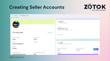 Creating Seller Accounts
